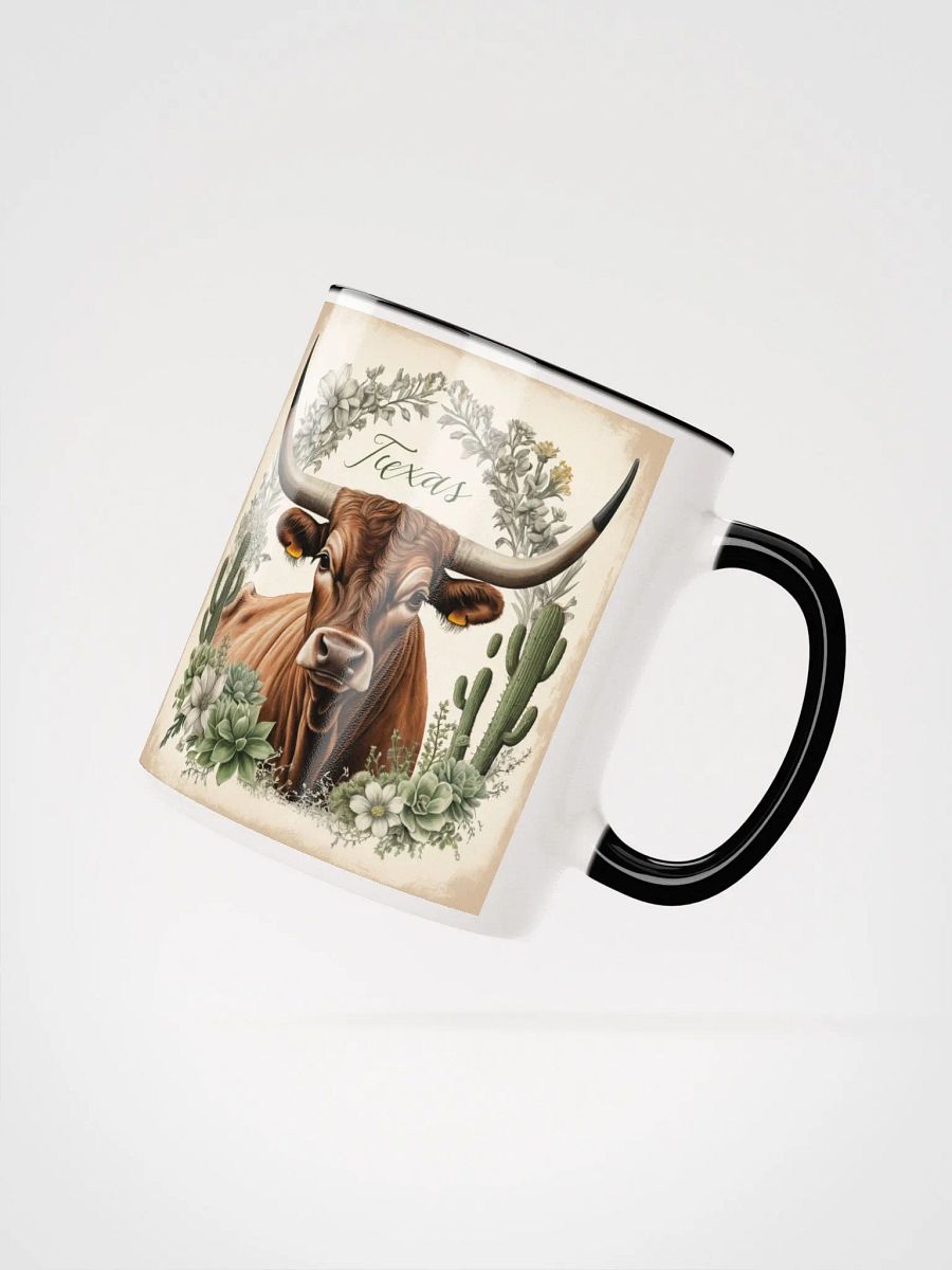 Vintage Texas Longhorn Steer Ceramic Mug product image (37)