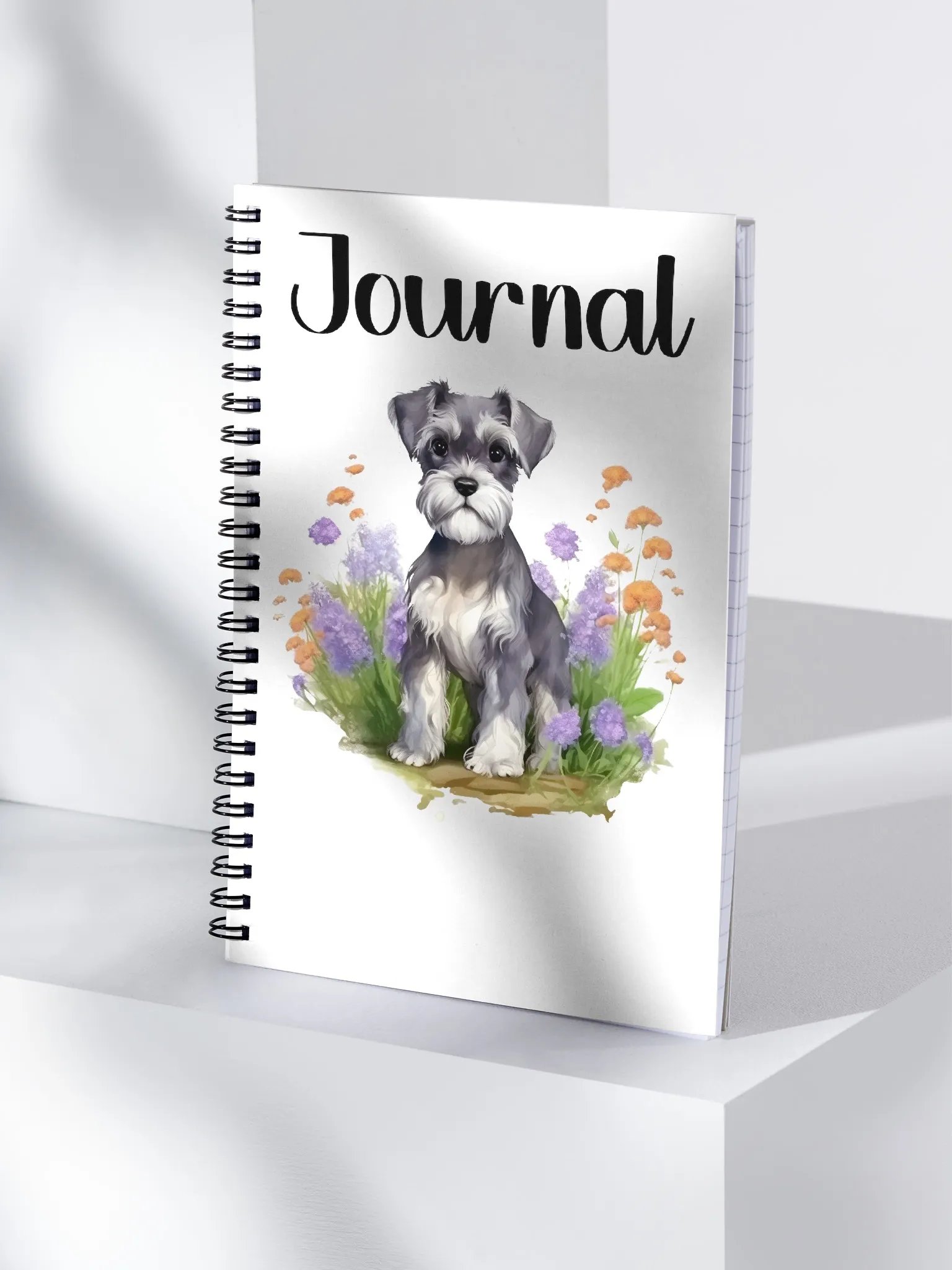 Schnauzer Serenity Spiral Notebook product image (4)