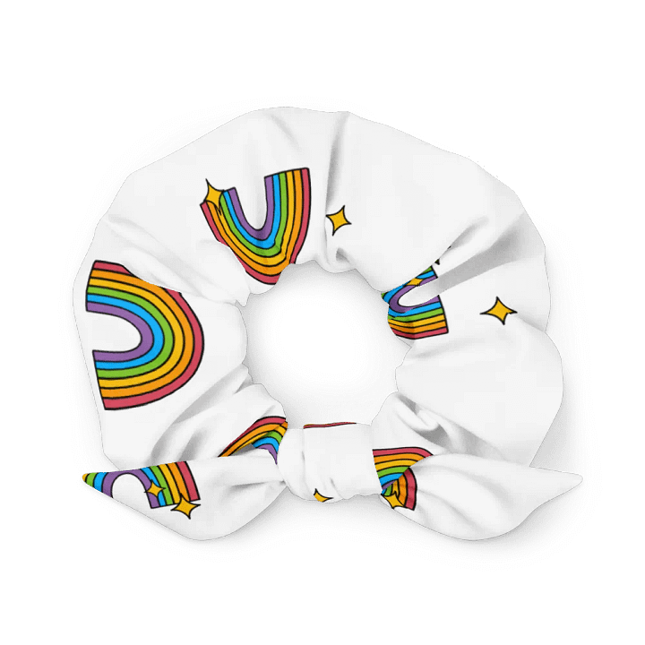 Starry Rainbow All-Over Print Scrunchie product image (1)