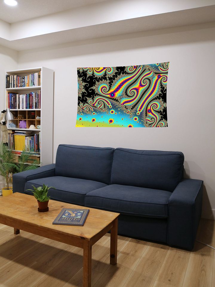 UV fractal tapestry - Space Station Celebration product image (2)