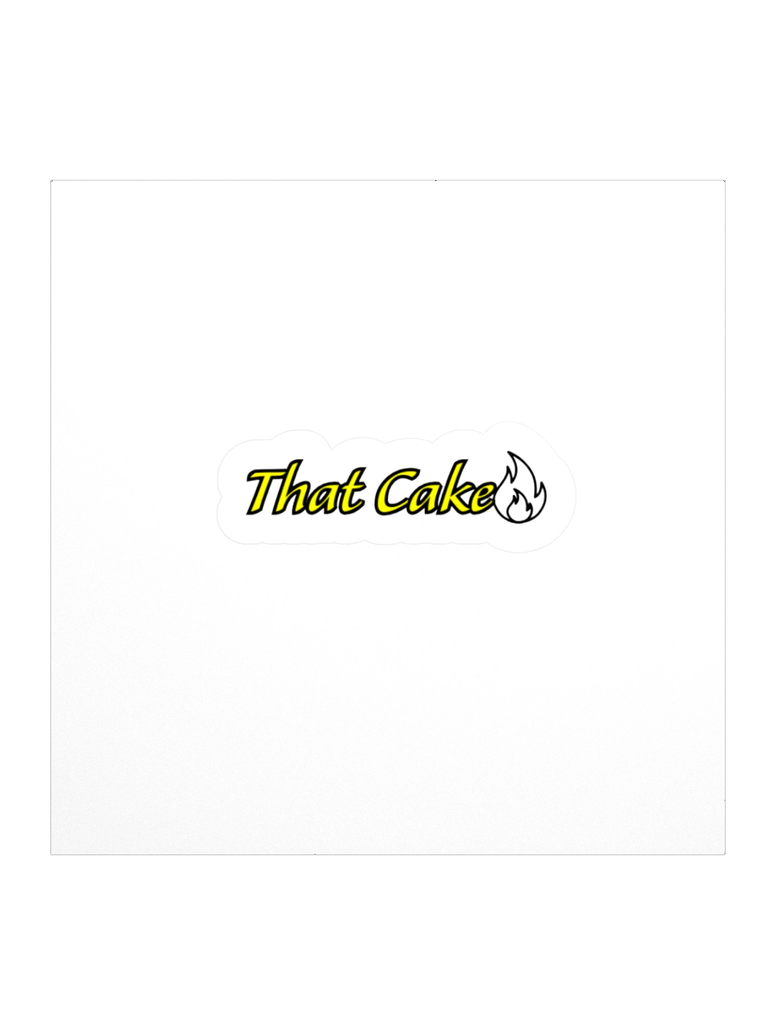 That Cake Fire Sticker product image (1)