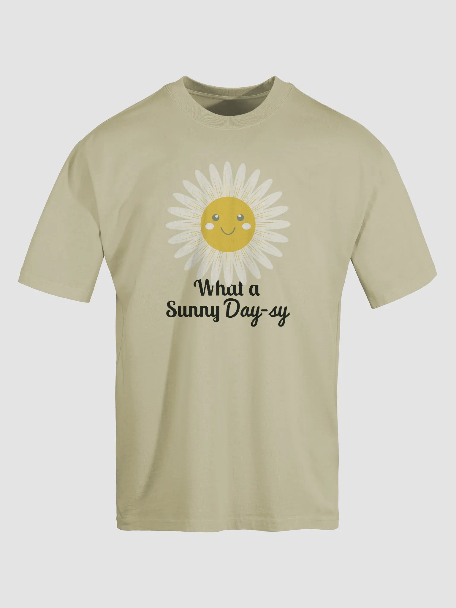 What a Sunny Day-sy Design Oversized T-Shirt by AS Colour 5082 | Premium Faded Tee for Casual Style product image (5)