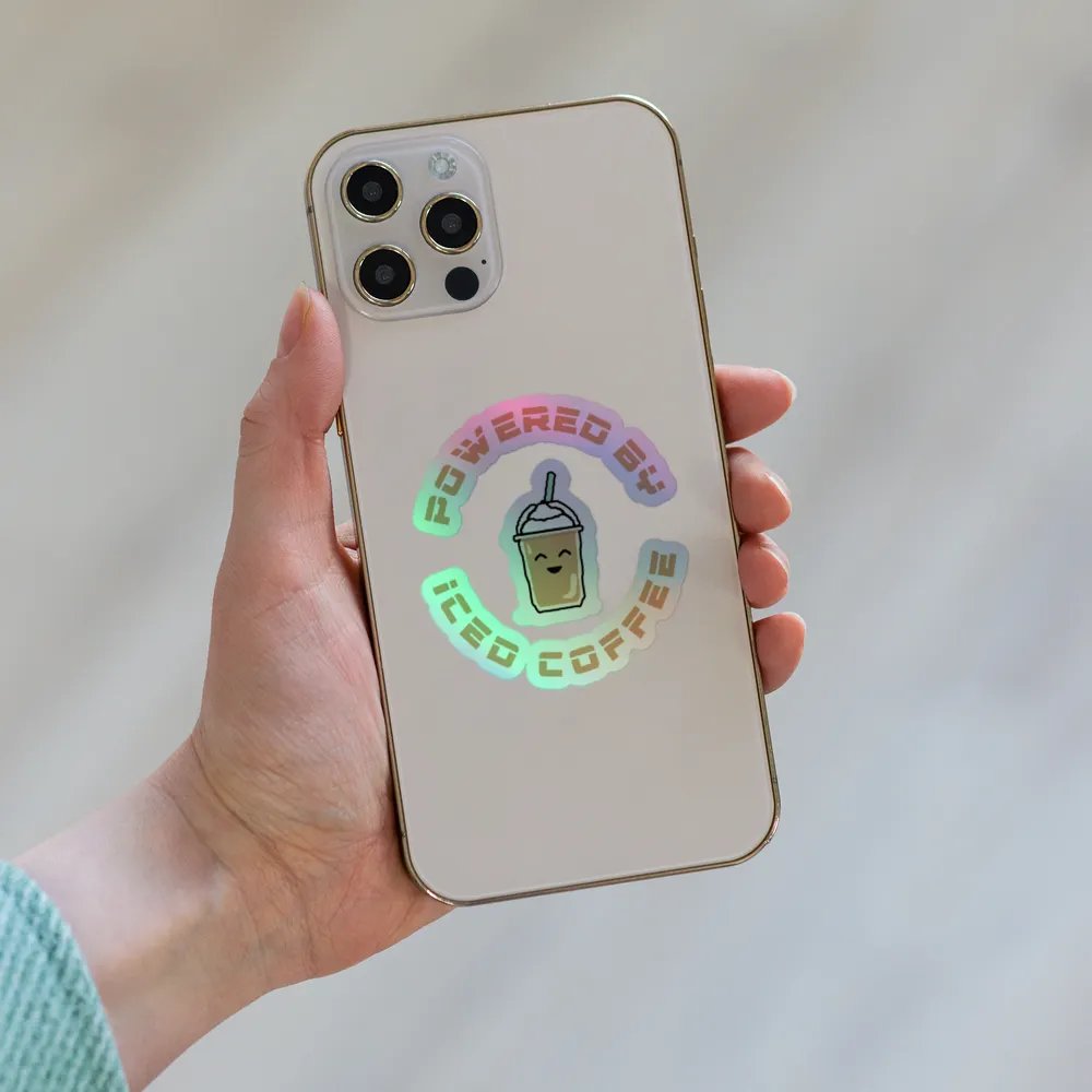Powered By Iced Coffee -Sticker product image (6)