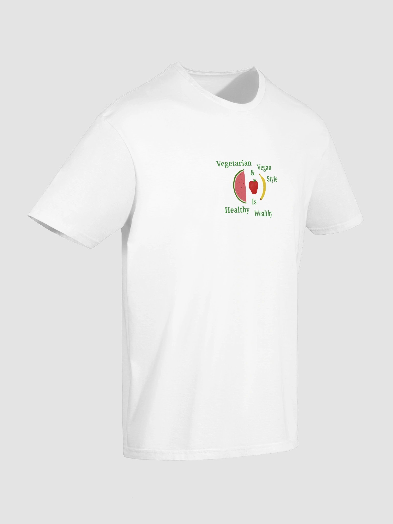 Healthy & Wealthy Vegetarian T-Shirt product image (10)