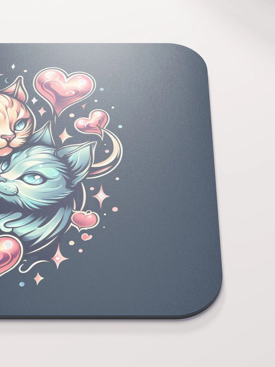 Feline Magic Love Mouse Pad product image (6)