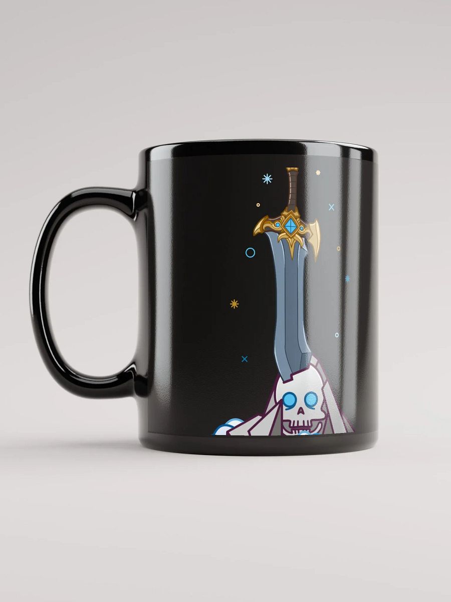 Sword in the Skull - Quel'Serrar Variation - Black Glossy Mug product image (6)