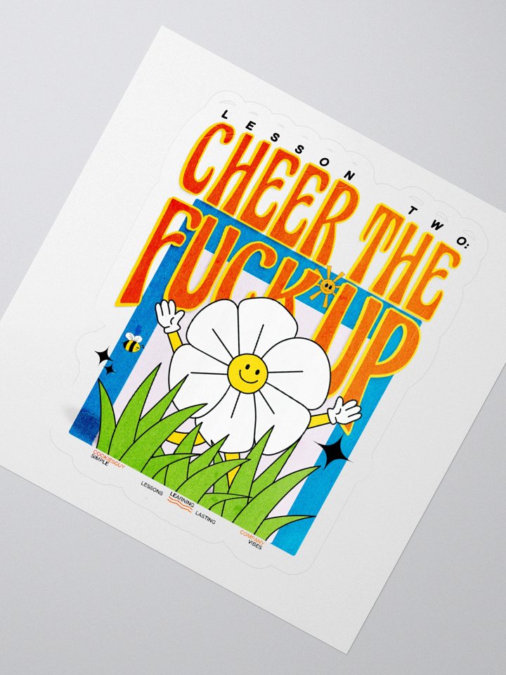 CHEER THE F*CK UP Stickers product image (4)