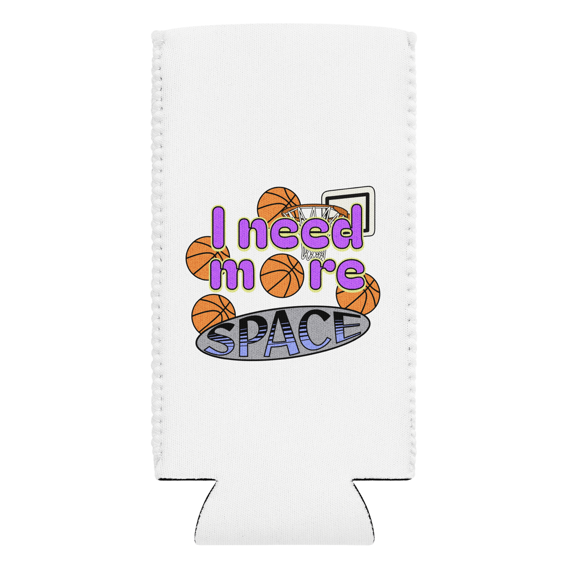 I Need More Space Basketball Swish and Chill Can Cooler product image (1)
