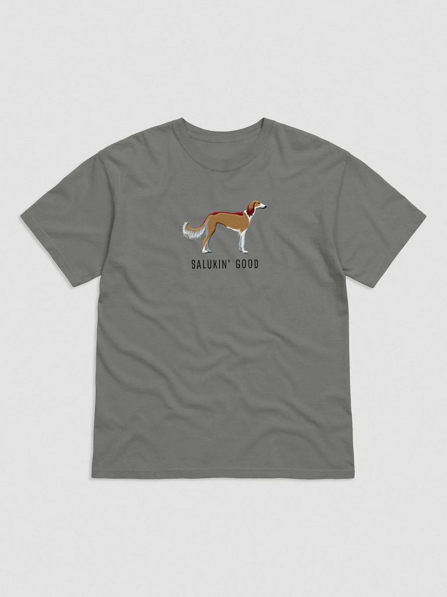 Salukin' Good T-Shirt(Embroidered) of a Saluki product image (4)