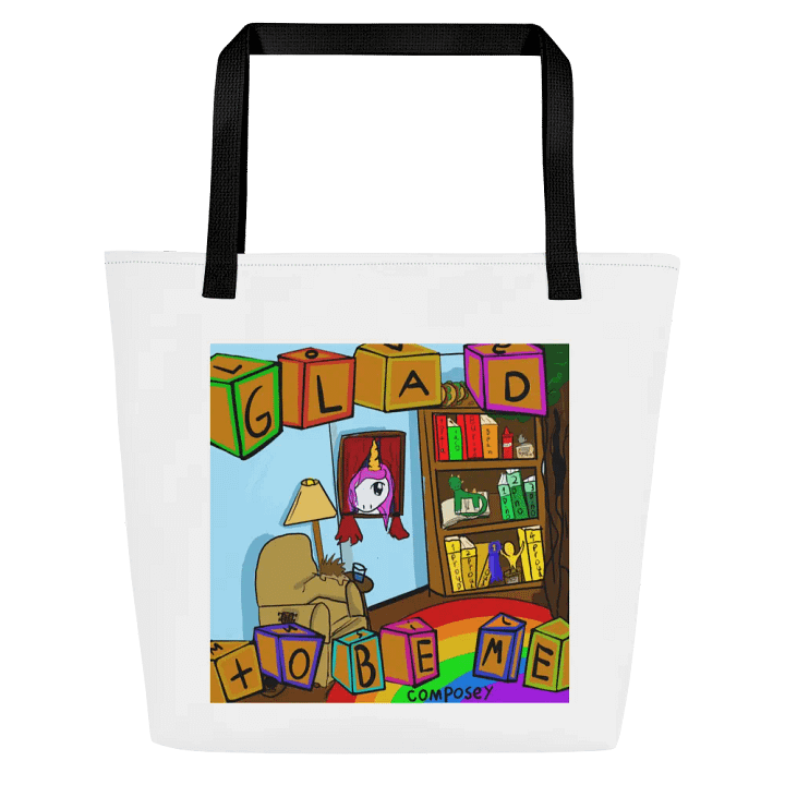 Glad To Be Me tote bag product image (1)