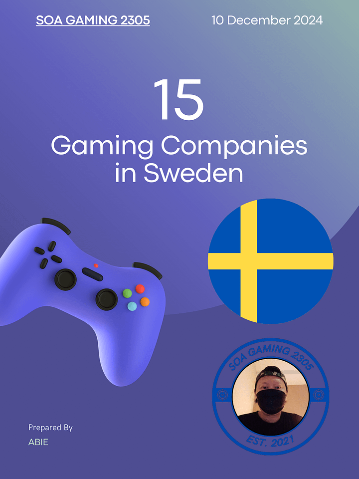 Get Hired by Sweden’s Gaming Giants: 15 Top Companies, Insider Tips, and Interview Secrets to Land Your Dream Role! product image (1)