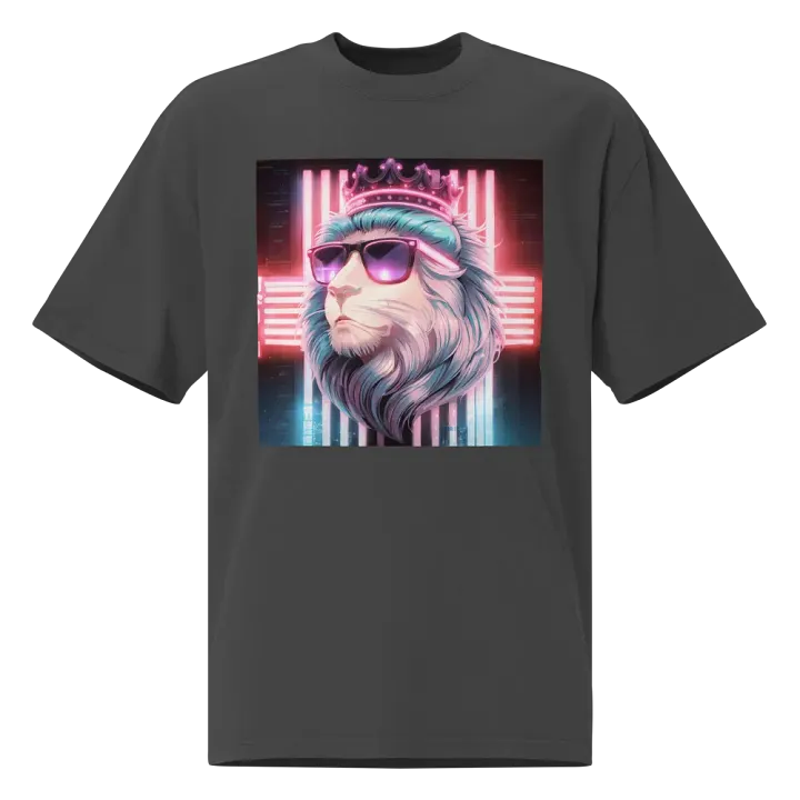 Royal Lion Neon Crown T-Shirt product image (1)