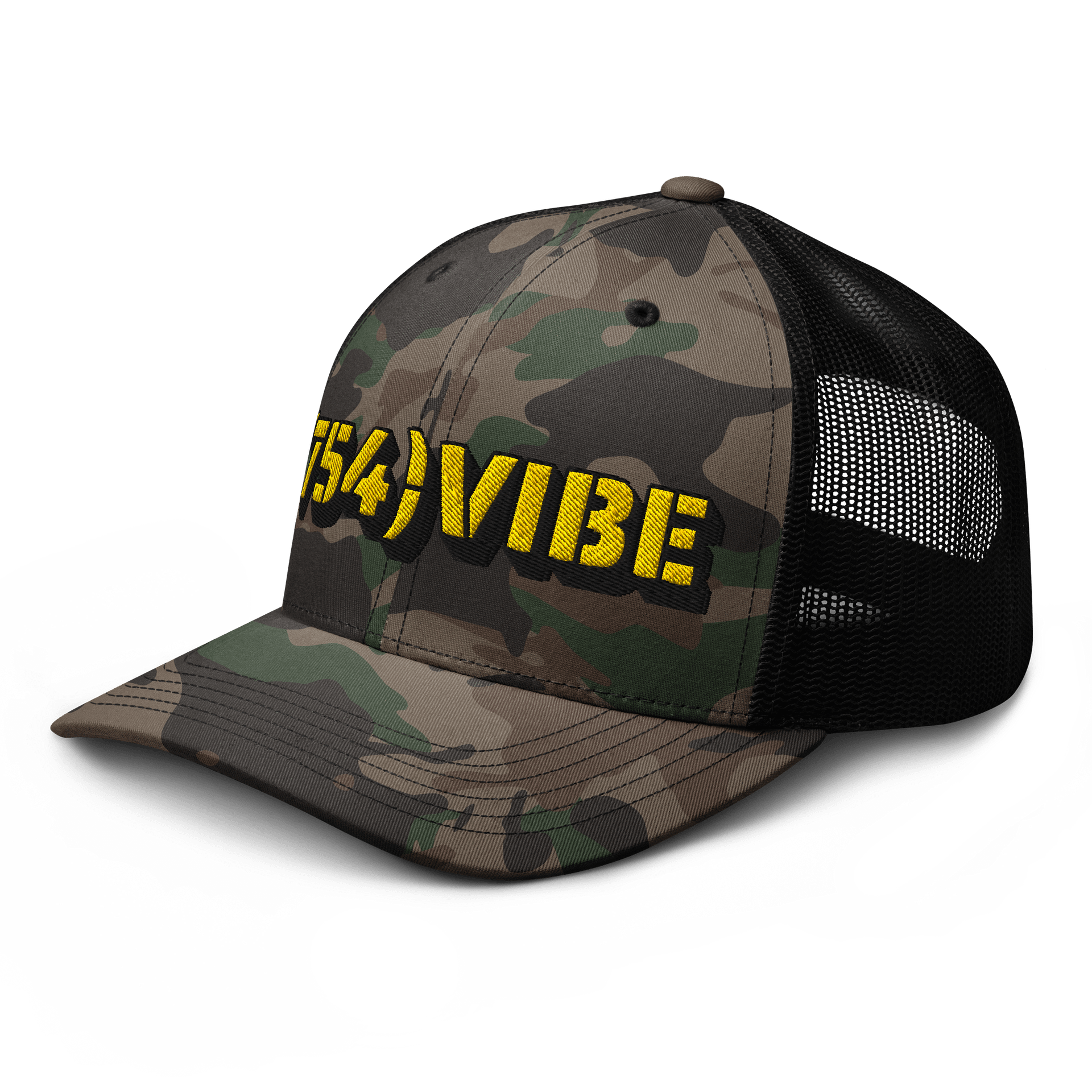 Vibrant Camo Vibe Trucker Hat product image (4)