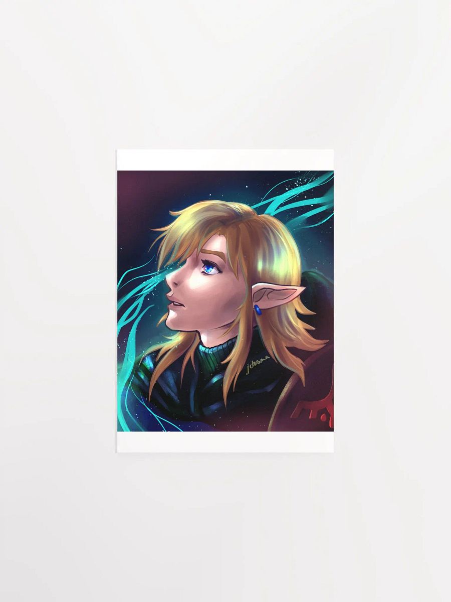 Tears of the Hero - Video Game Fanart Poster 5x7 - Art by CosmicChroma product image (1)