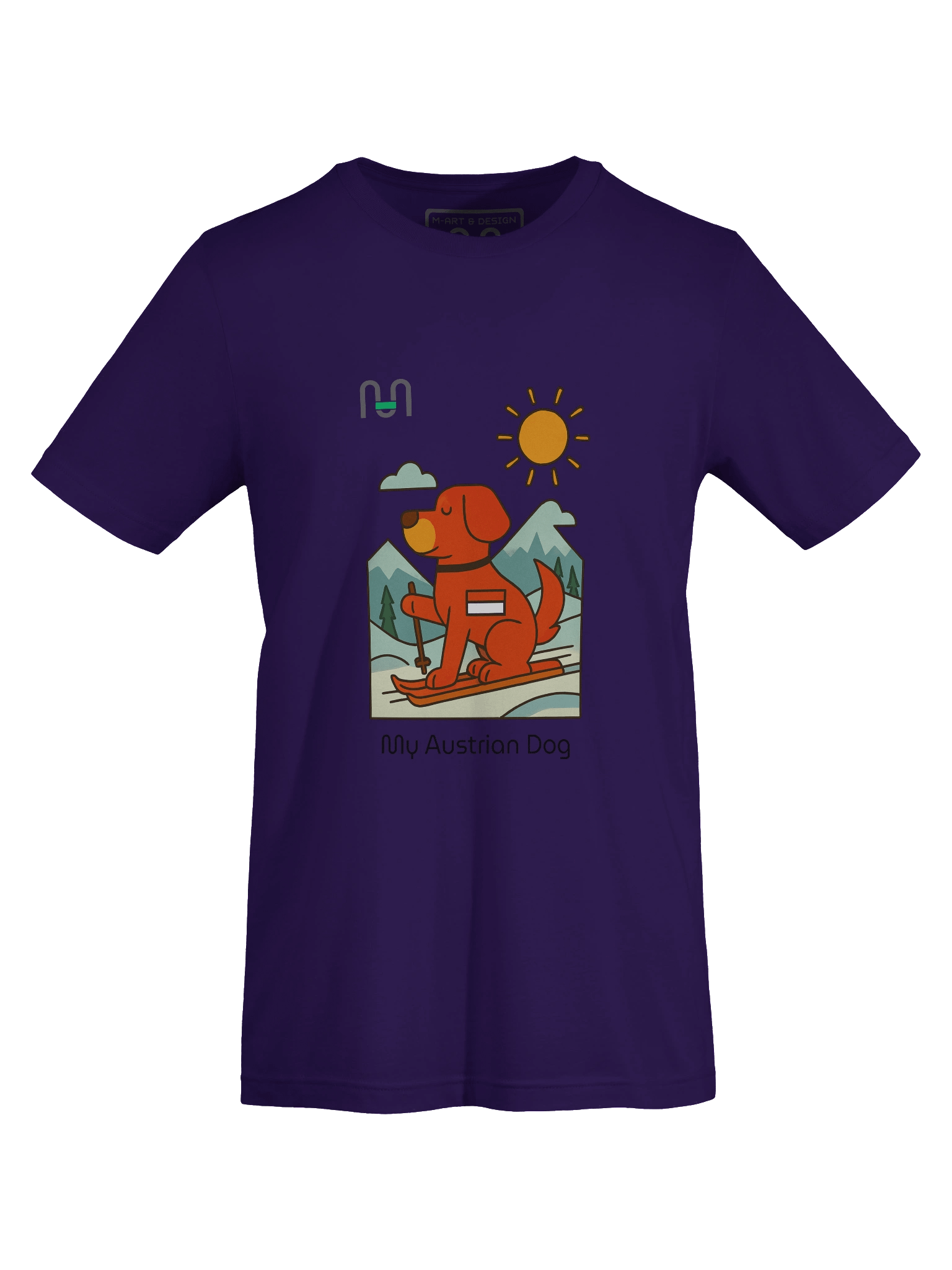 Alpine Pup – Austrian Ski Adventure Tee – M Style - M-Art & Design product image (58)