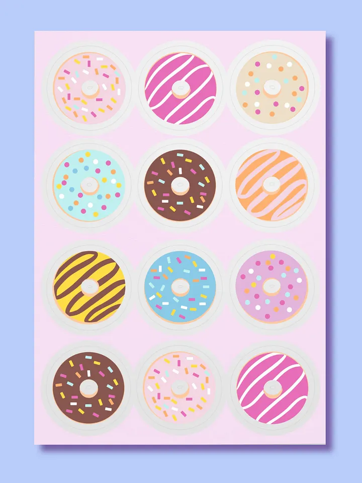 Sweet Treats Donut Sticker Collection product image (1)