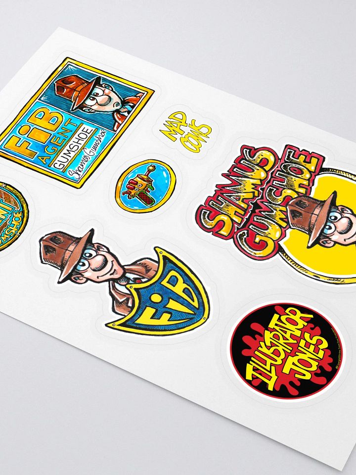 Illustrator Jones' first ever sticker collection. product image (2)
