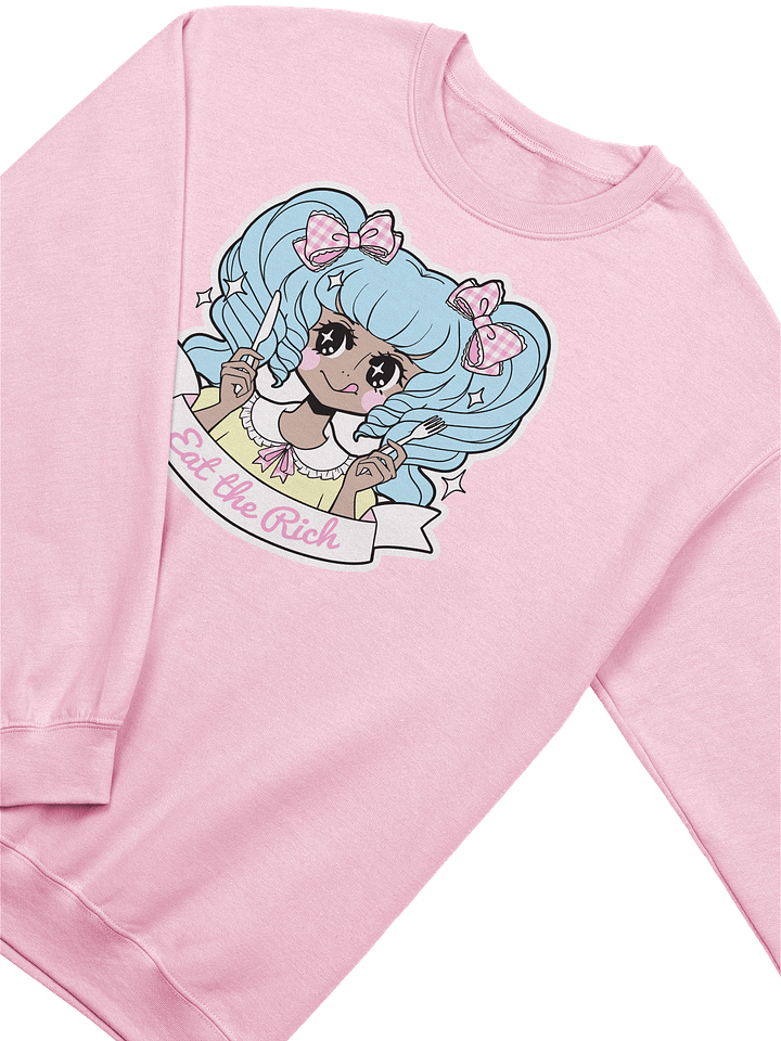Eat the Rich (Pink) sweatshirt product image (2)