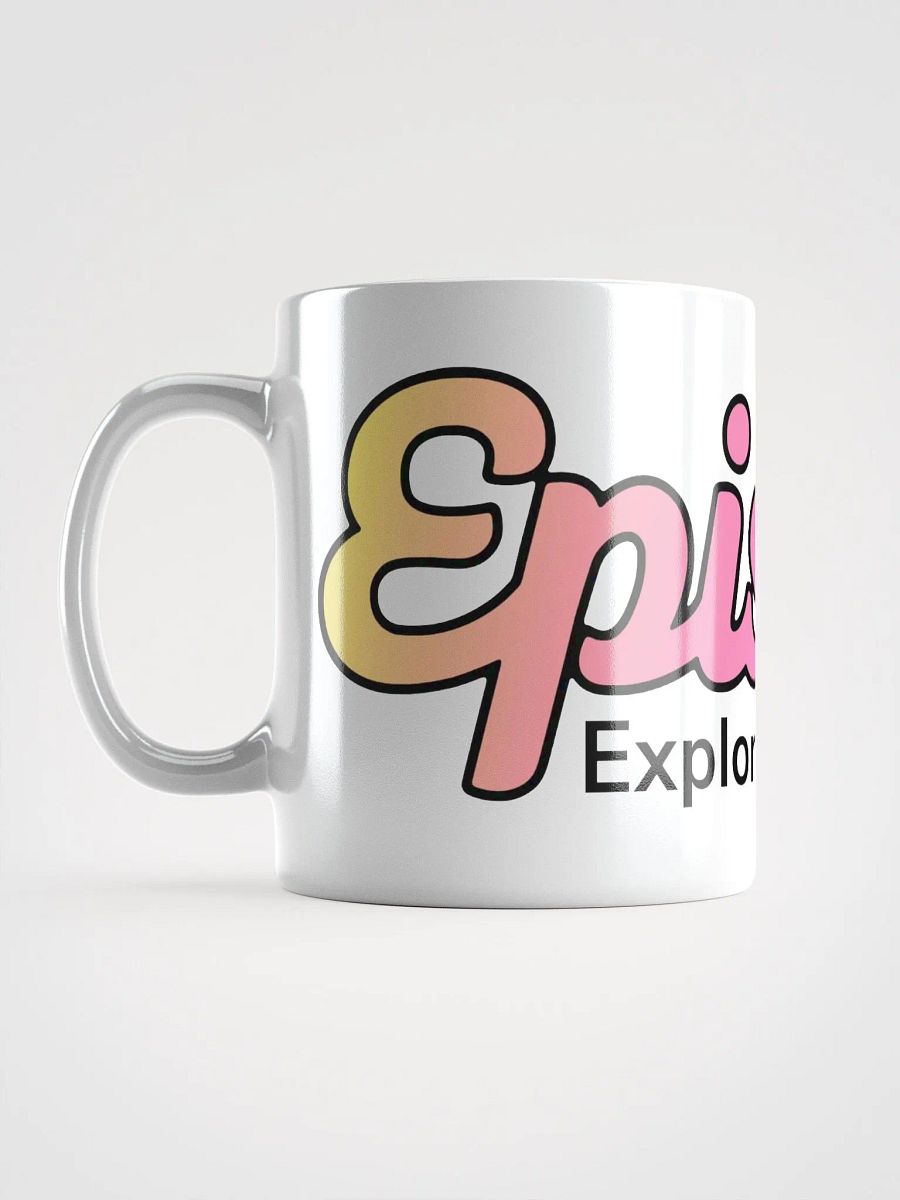 Episode White Glossy Mug With Gradient Logo product image (6)
