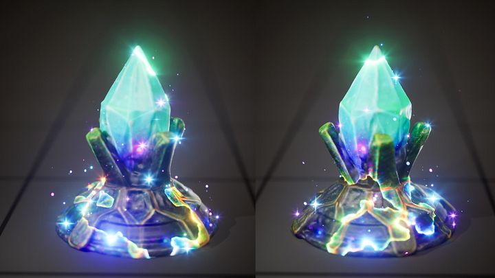 Magical Crystal in Unreal Engine 5.4 Niagara product image (1)