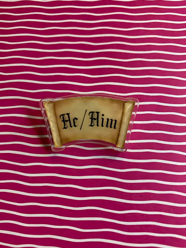 Ye Olde Pronoun Pins product image (1)