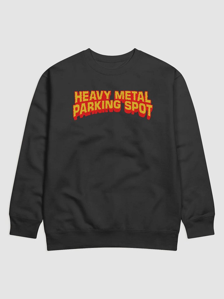 Bold Logo - Yellow on Black Sweatshirt product image (2)