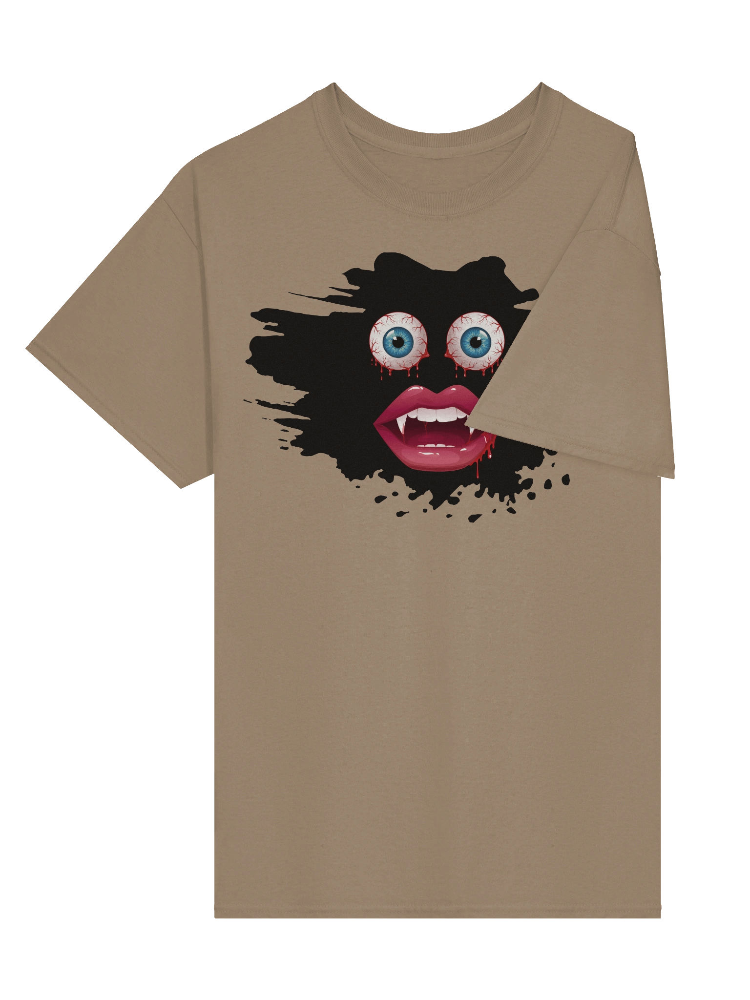 Vampy Vibes Dripping Eyes T-Shirt product image (15)