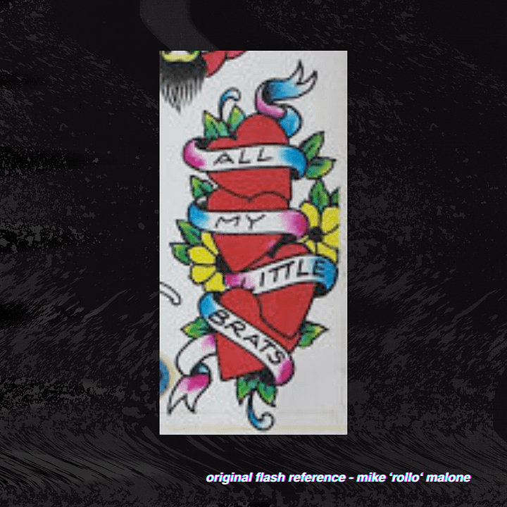 Mike 'Rollo' Malone All My Little Brats Stacked Hearts Pattern product image (2)