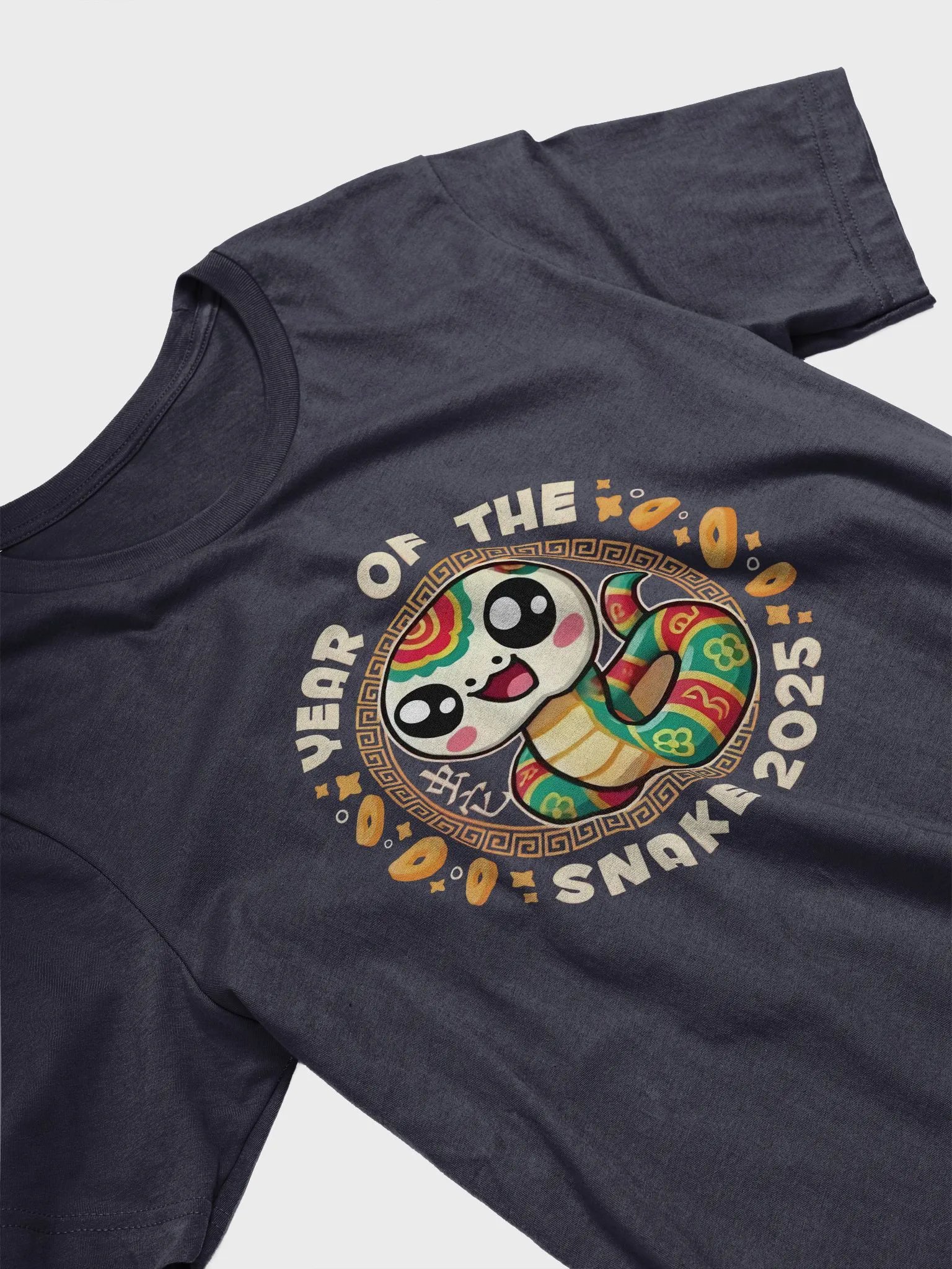 Year of the Snake 2025 Cartoon T-Shirt product image (53)