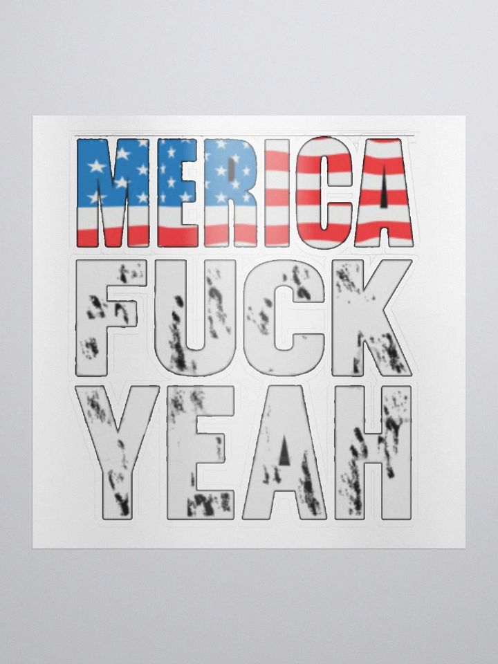 MURICA FUCK YEA sticker product image (1)