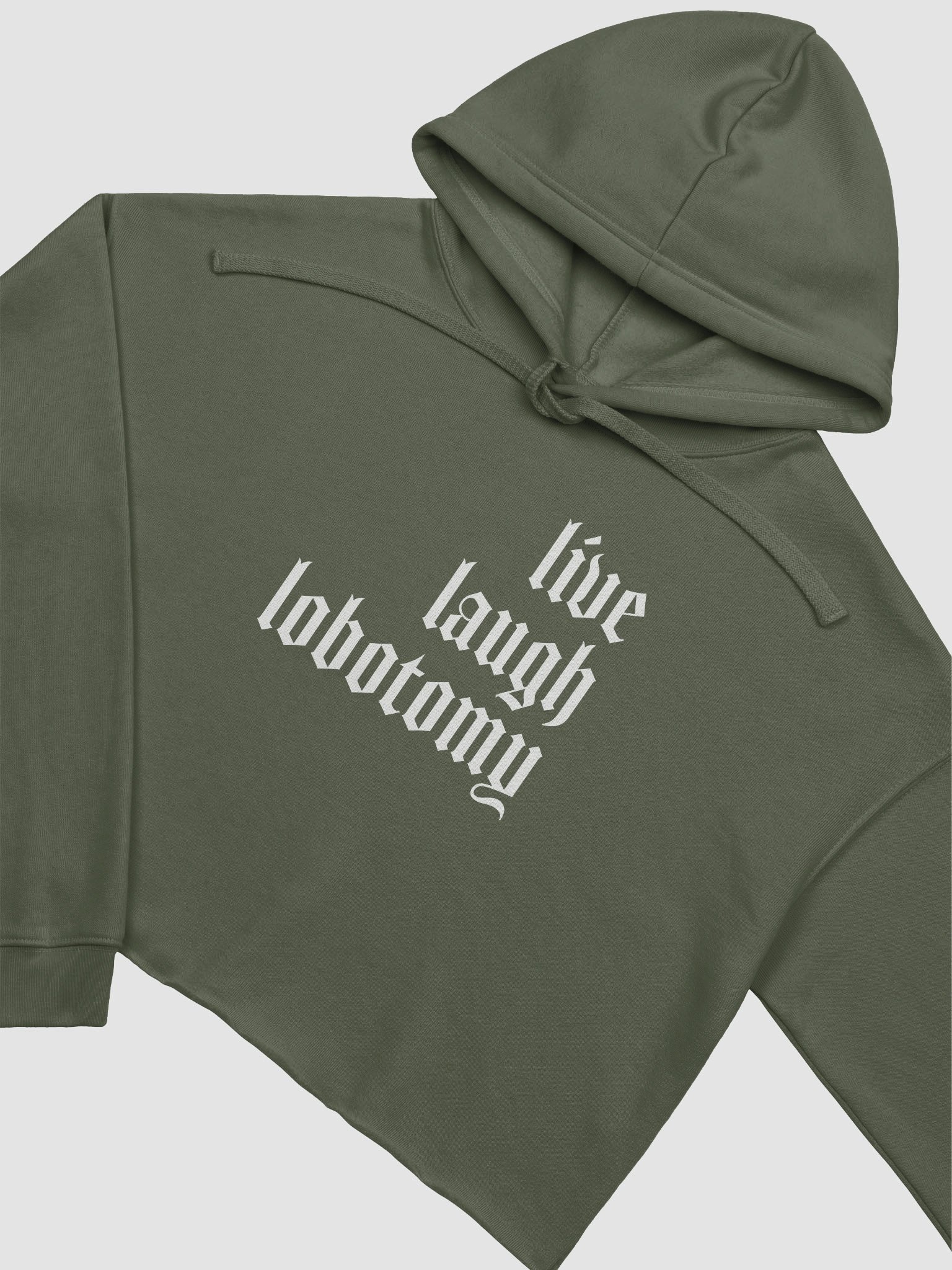 live laugh lobotomy cropped hoodie product image (12)