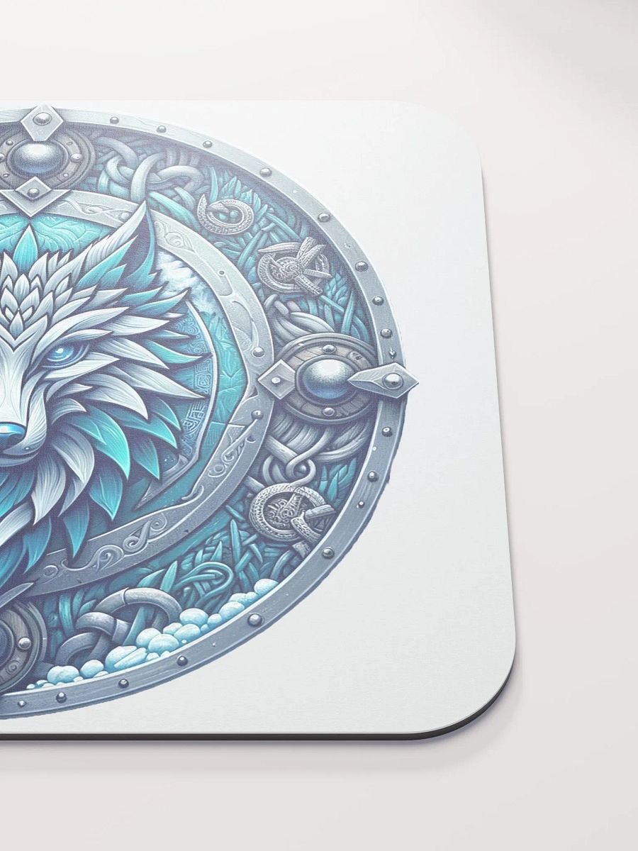 Mystic Wolf Shield Mouse Pad product image (5)