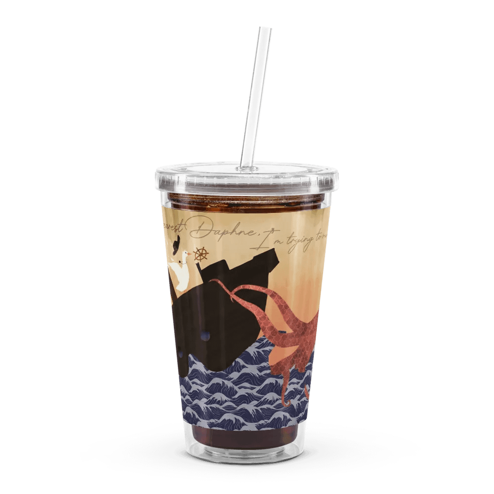 Running A Tight Shipwreck Clear Tumbler product image (7)