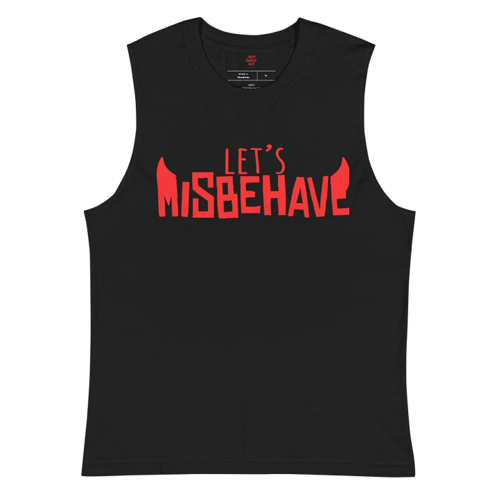 Let's Misbehave Muscle Shirt (Black) product image (2)