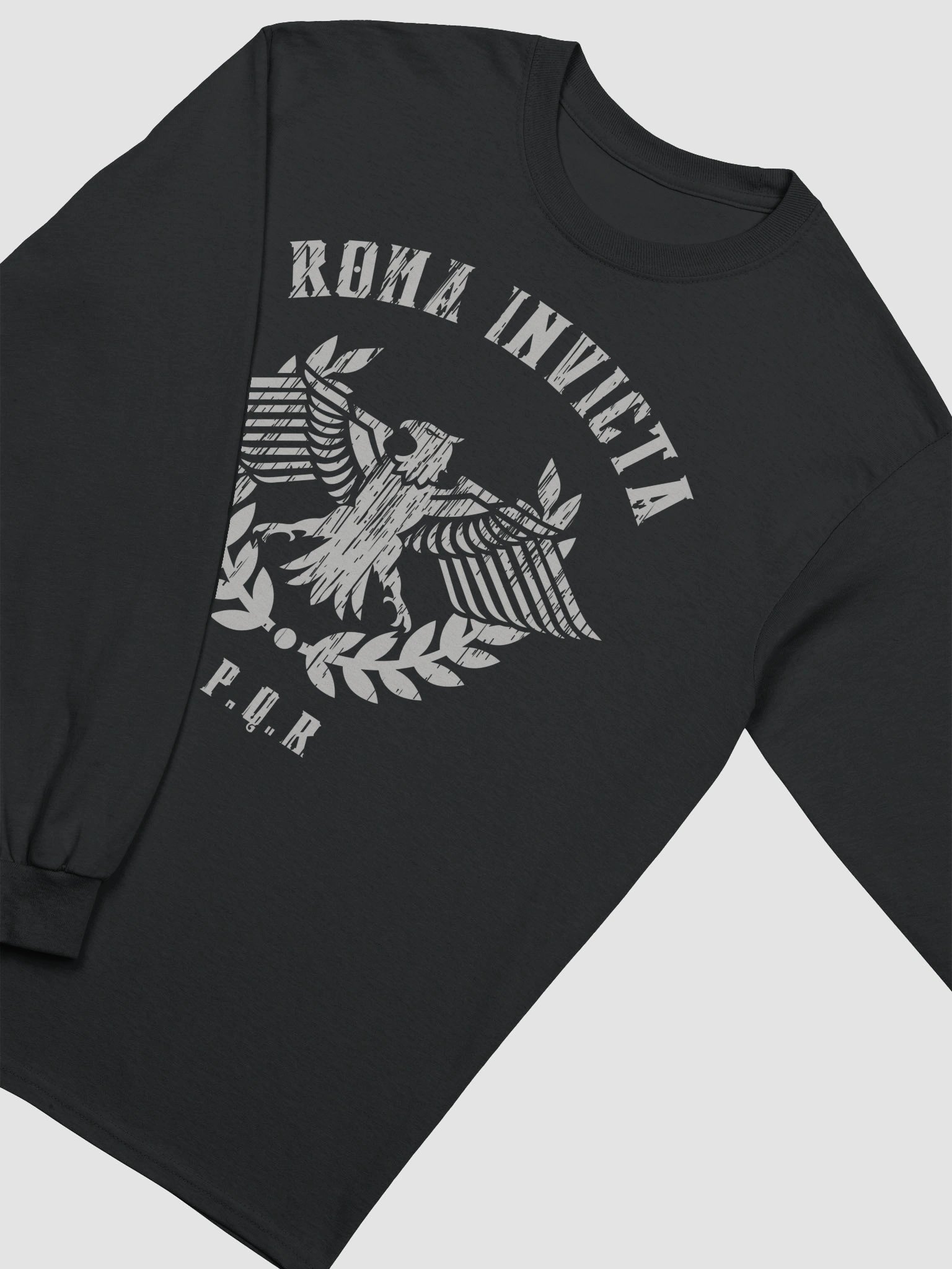 Roma Invicta Gym Gear Long Sleeve T-Shirt product image (1)