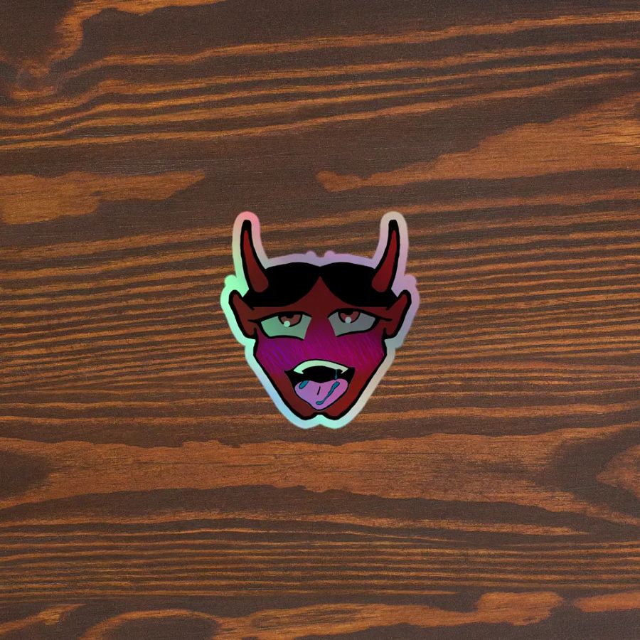 Lewd Oni Holo Sticker product image (3)