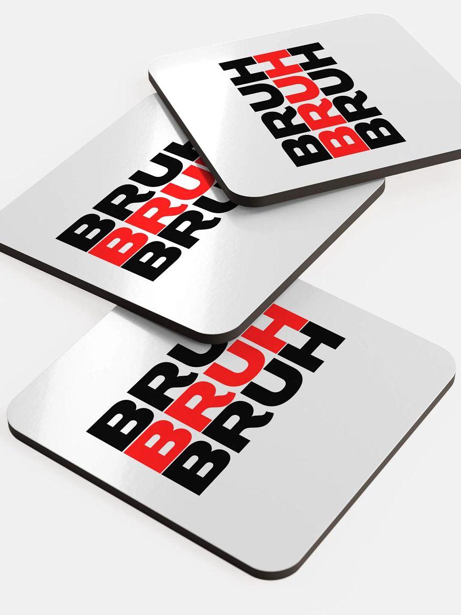 Bruh 3x Coaster product image (5)