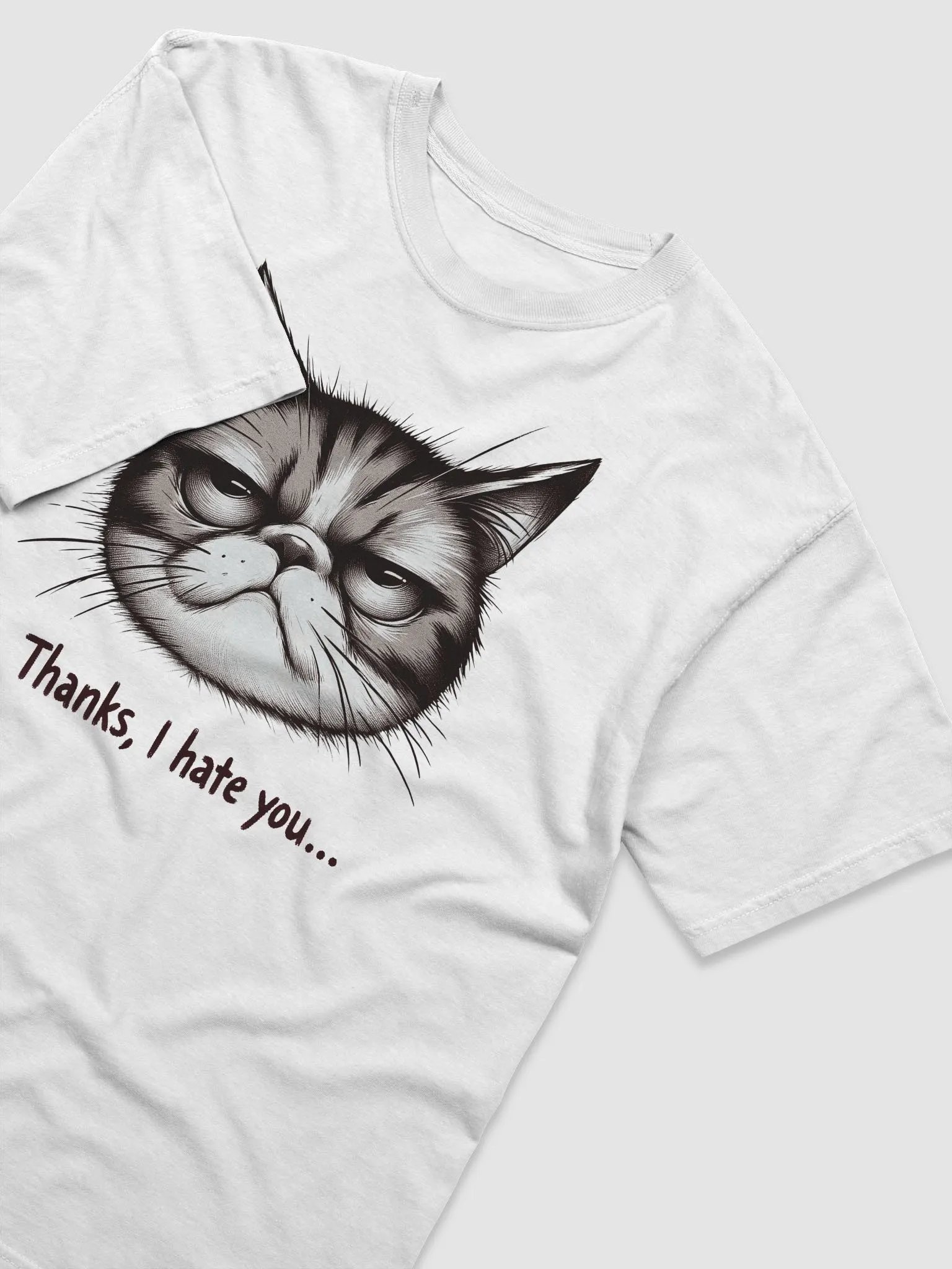 Cranky Cat Expresses Sardonic Gratitude product image (3)