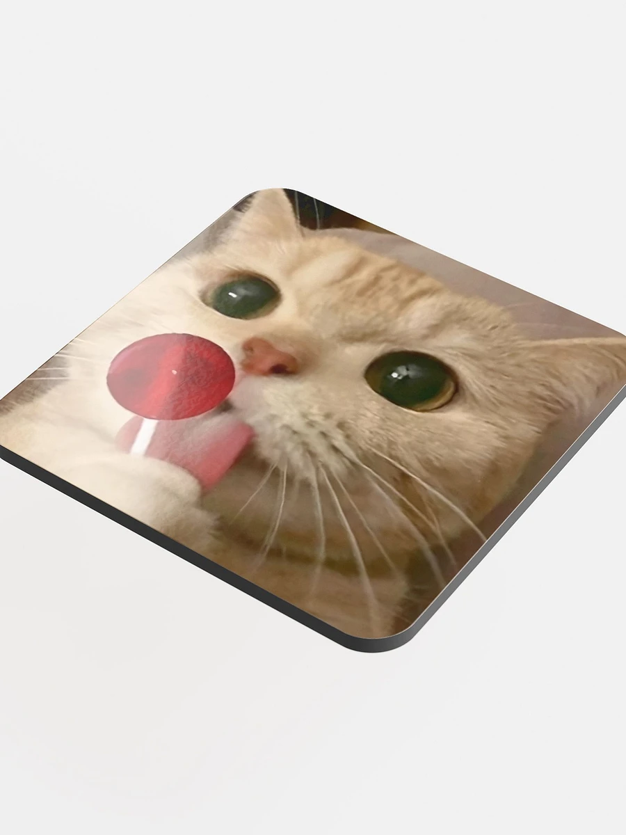 Glossed Cork Coaster: Meme Cats 2 product image (4)