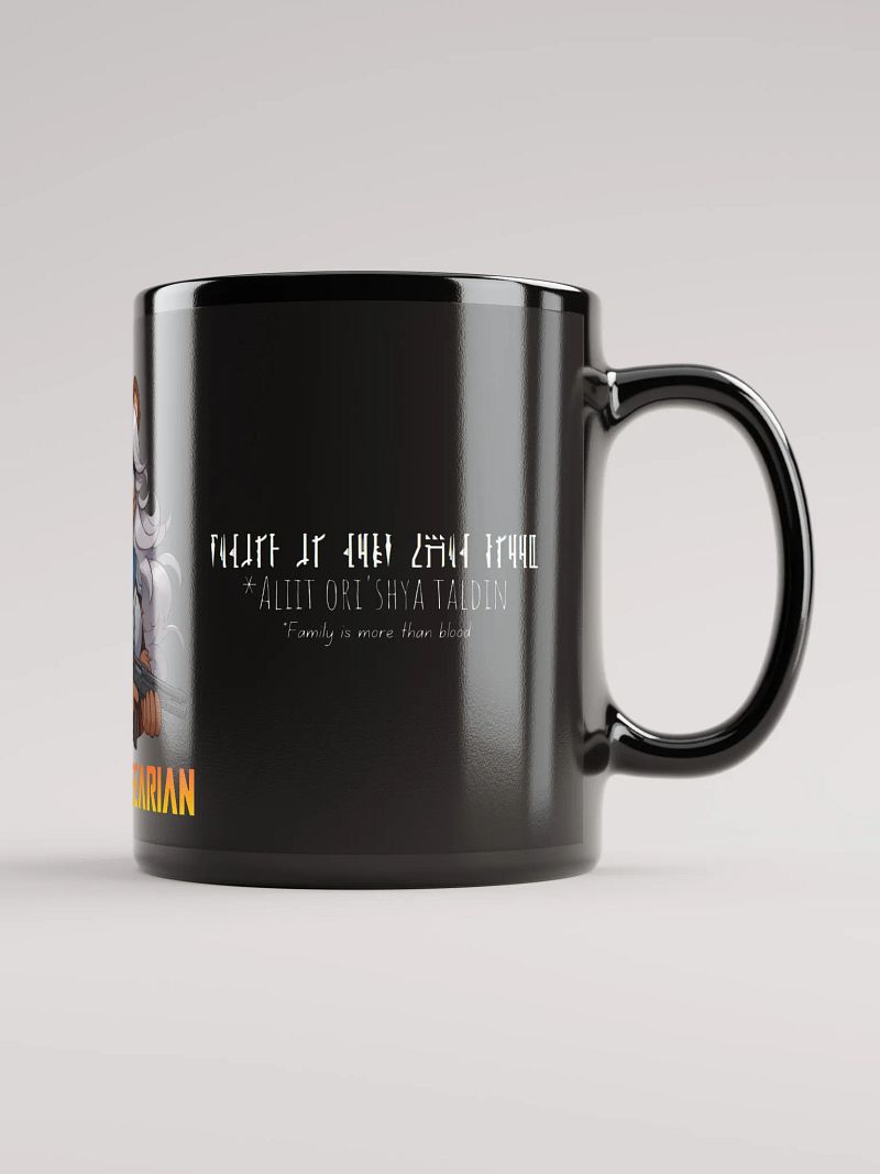 Mandobearian Black Glossy Mug
