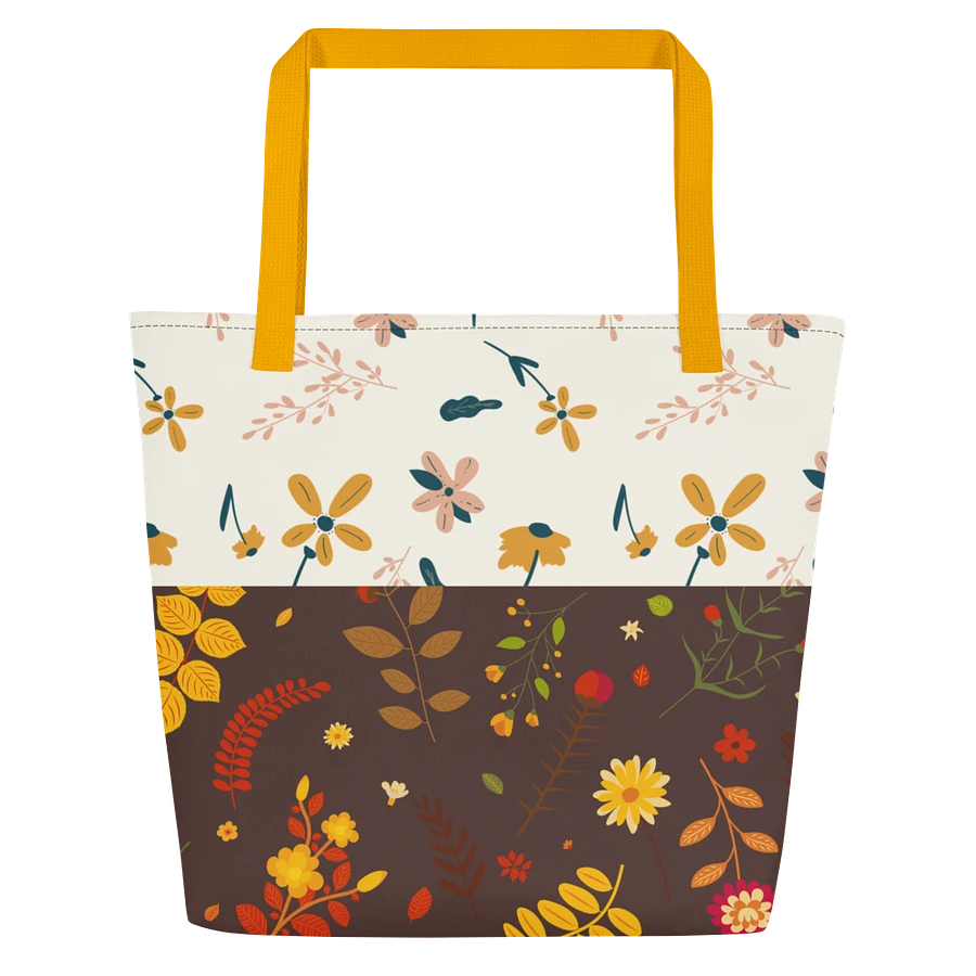 Autumn Leaf And Flower Tote Bag product image (1)