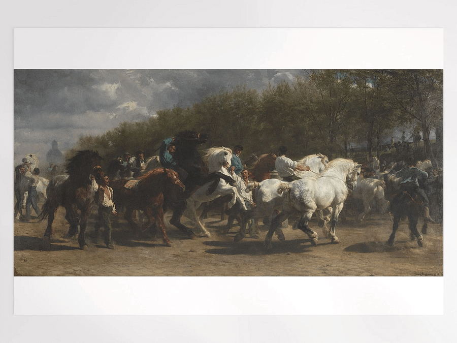 Copy of The Horse Fair By Rosa Bonheur French 1852–55/Enhanced Matte Paper Poster (in) by Allcolor product image (3)