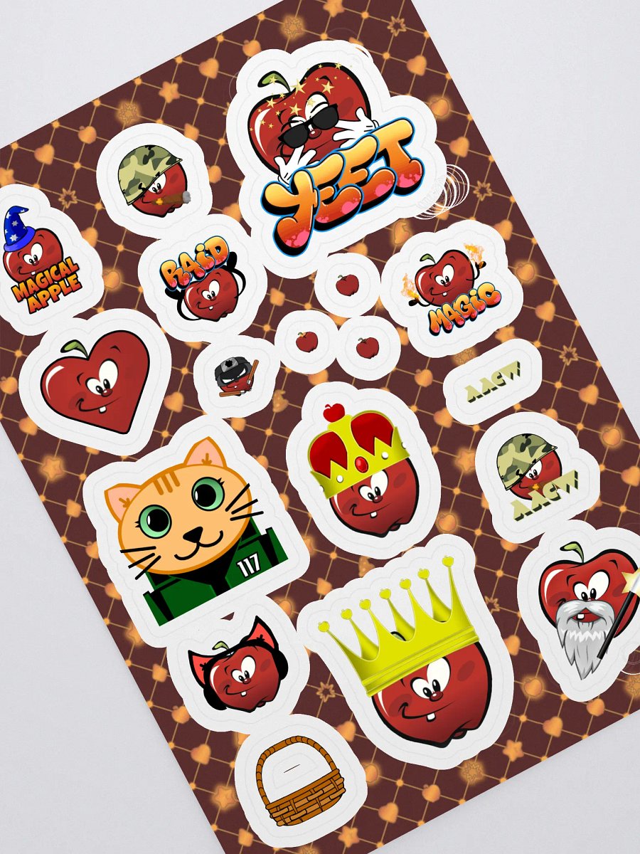 Emotes Sticker Sheet v1.0 product image (1)