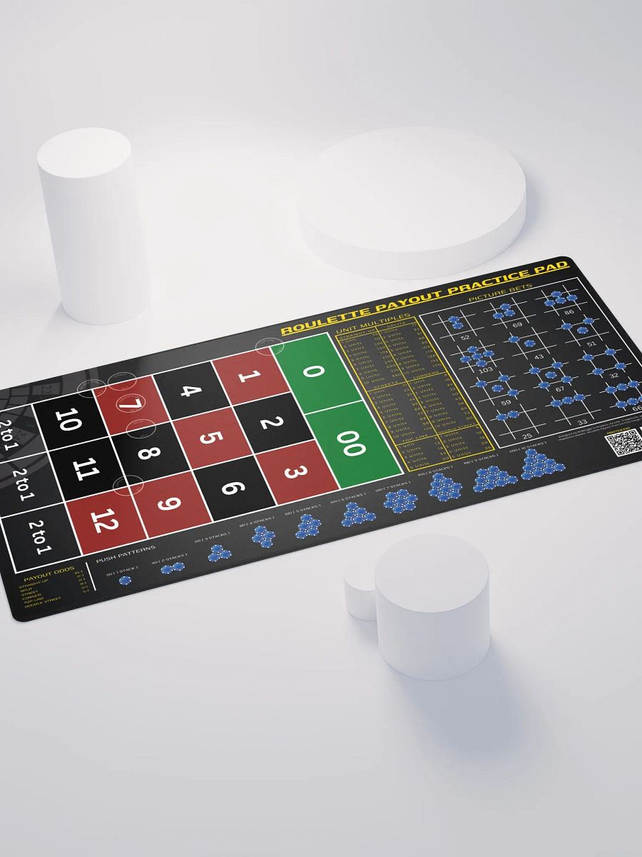 Roulette Payout Practice Pad - Grey Vignette product image (4)
