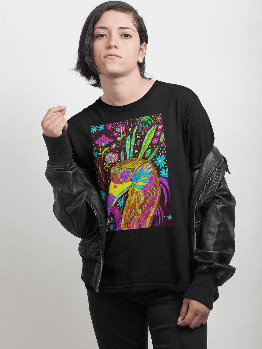 Abstract Psychedelic Bird Unisex T-Shirt product image (5)