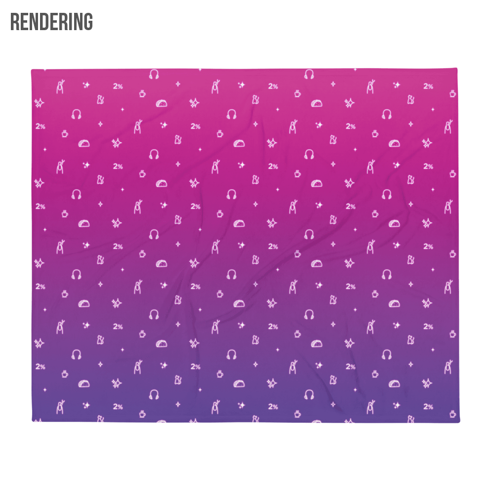 Simply Pink & Purple Cozy Vibes Blanket product image (3)