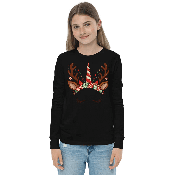 Candyland Antler Unicorn Black product image (1)