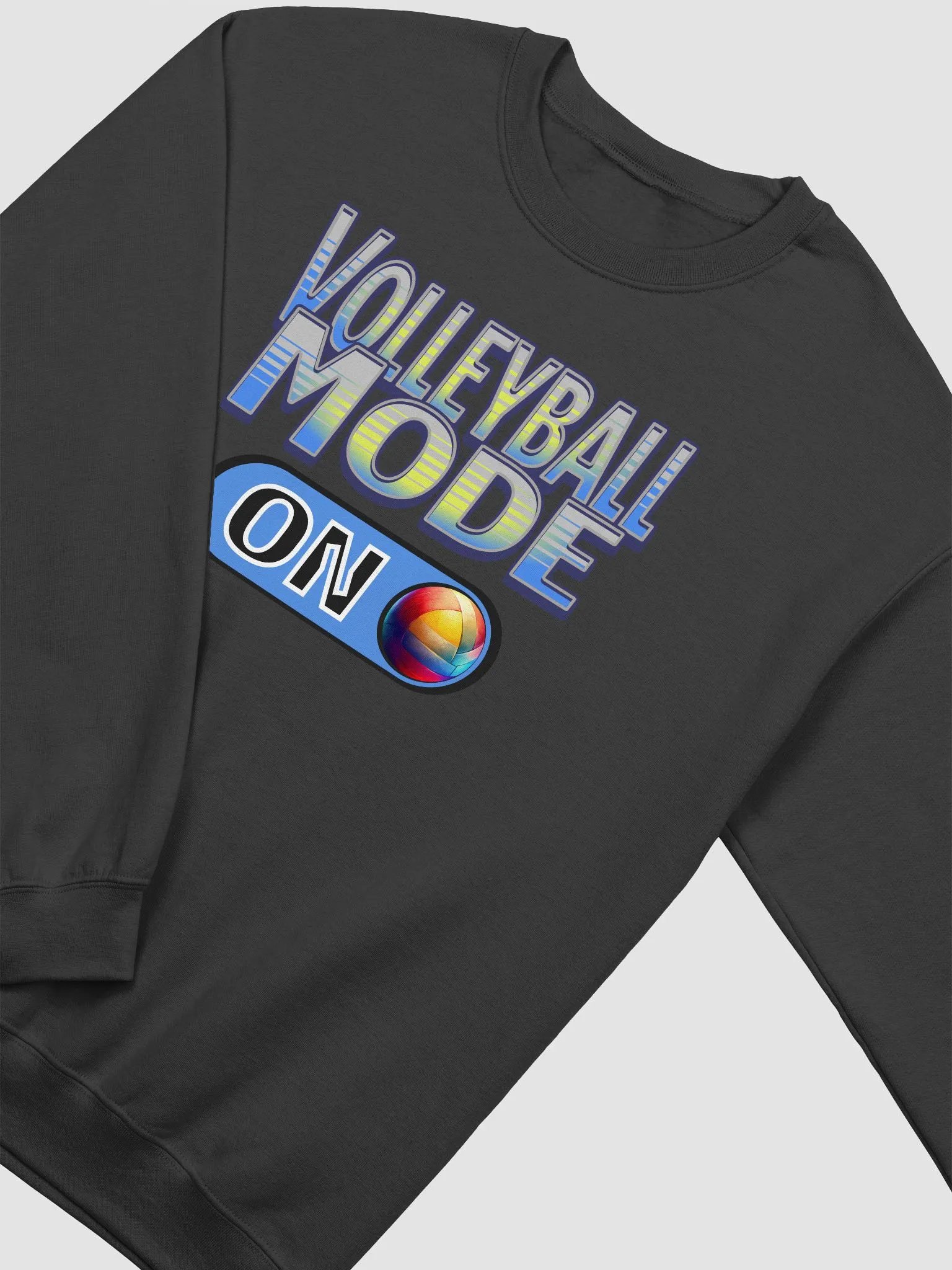 Volleyball Mode On Crewneck Sweatshirt product image (2)