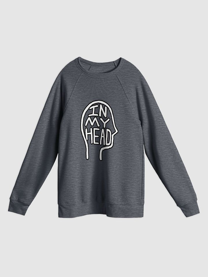 In My Head (lined design) Sponge Fleece Raglan Sweatshirt product image (5)
