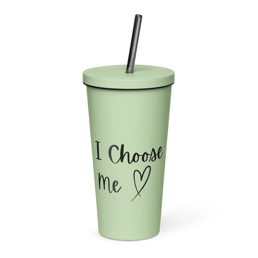 Tumbler with Straw - I Choose Me - Black Text product image (47)
